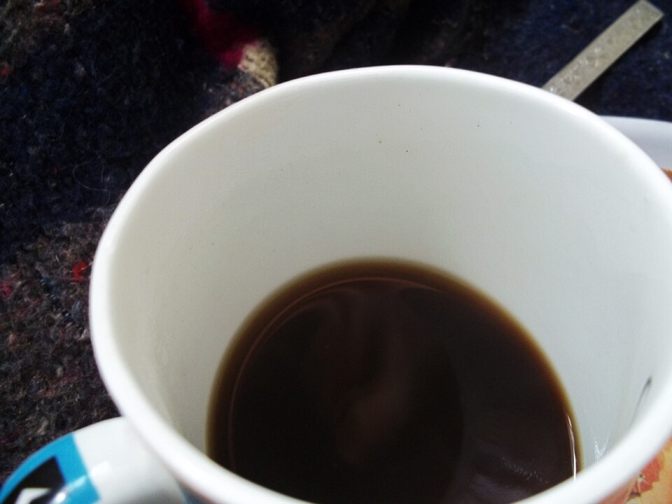 Cup of black coffee